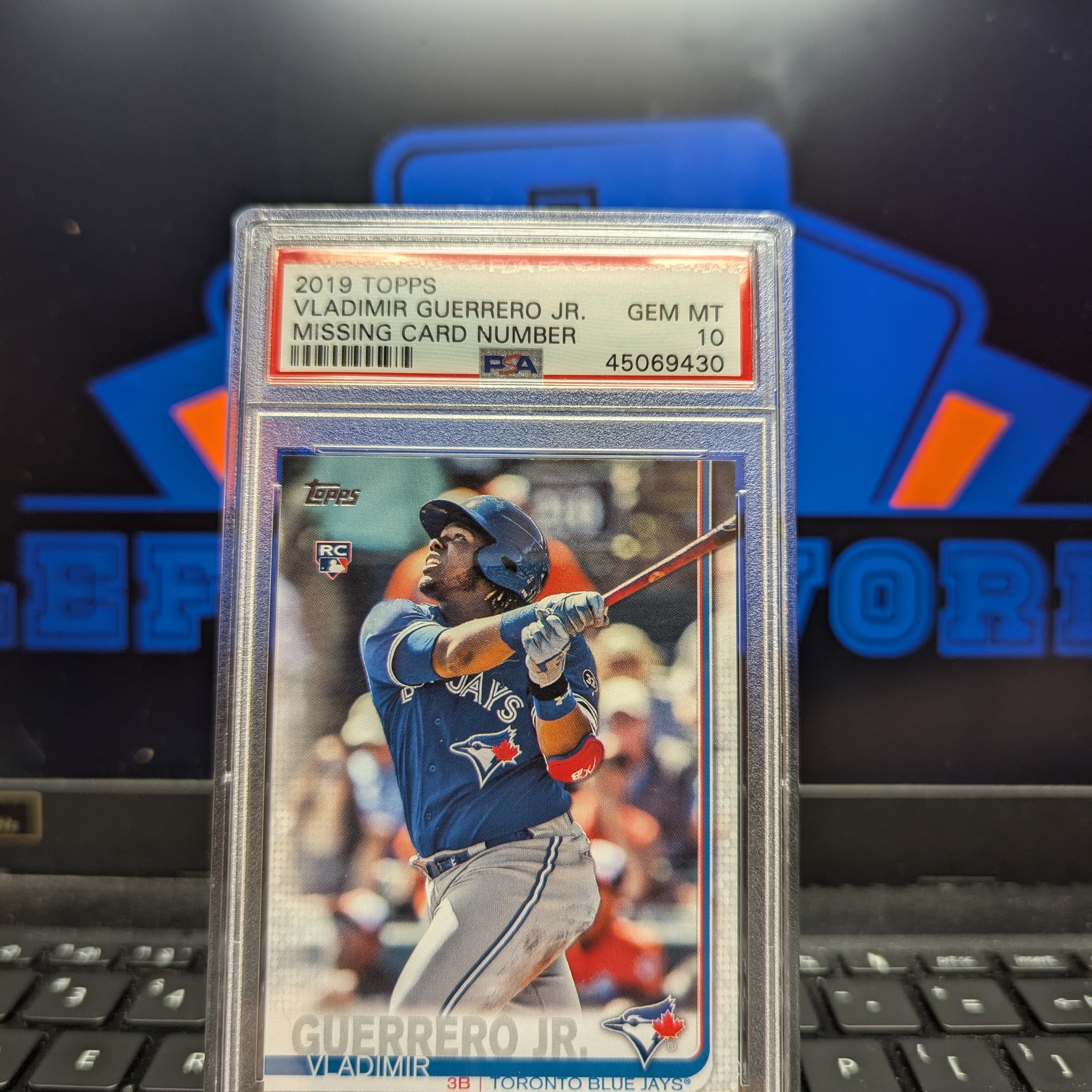 2019 Topps Vladimir Guerrero Jr Missing Card Number